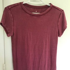 American Eagle ribbed top